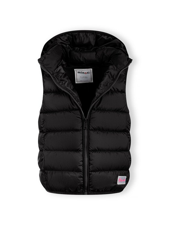 minoti minoti Kamizelka 18GILET 4 Czarny Regular Fit