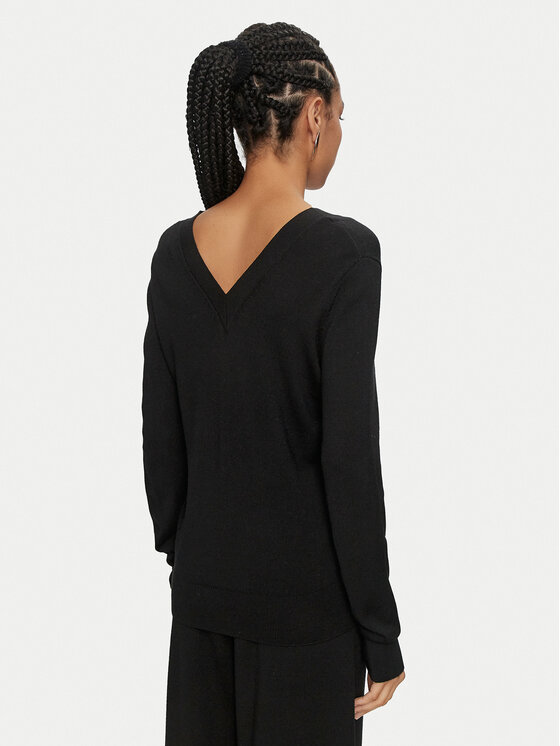 Calvin Klein Calvin Klein Πουλόβερ K20K207451 Μαύρο Regular Fit