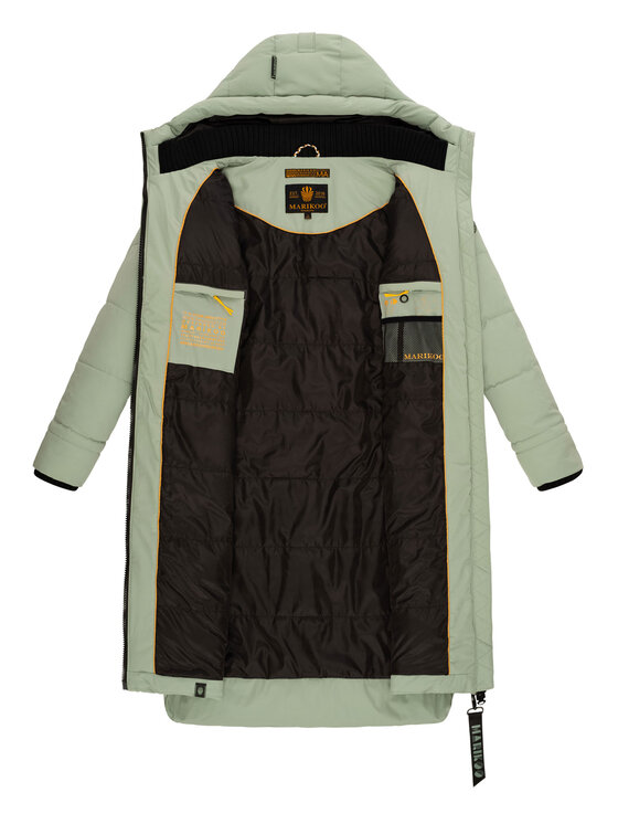 Marikoo Marikoo Kurtka zimowa Benikoo Zielony Regular Fit