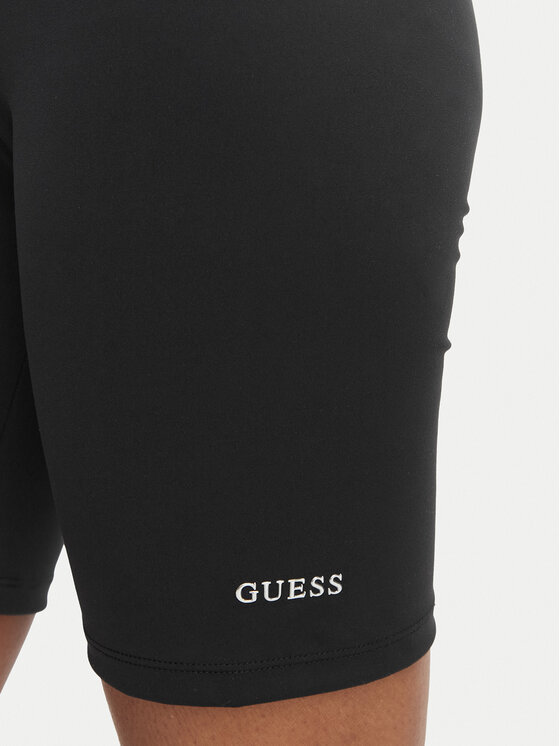 Guess Guess Cyklistické šortky V6GD12 K3058 Čierna Slim Fit