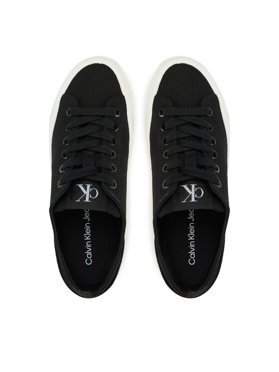 Calvin Klein Jeans Calvin Klein Jeans Teniszcipő Vulc Flatform Low Cv Mg YW0YW01763 Fekete