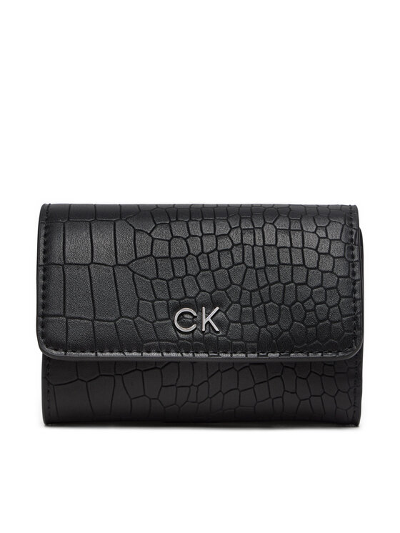 Calvin Klein Mazs sieviešu maks Ck Daily Small Trifold K60K612636 Melns