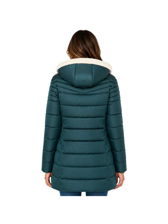 Geographical Norway Geographical Norway Parka WZ5516F/GN-DARK GREEN Zielony Reglan Fit