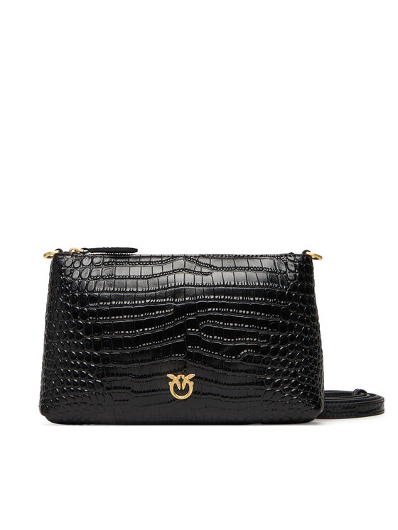 PINKO Torebka Flat Horizontal Mini AI 25-26 104277 A2OH Czarny