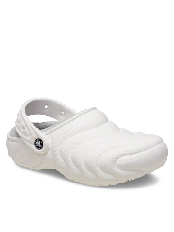 Crocs Crocs Şlapi Classic Lined Overpuff Clog 210059 Alb