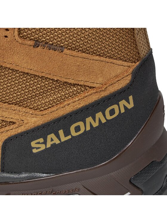 Salomon Salomon Trekkingi X Ward Leather Mid GORE-TEX L47181800 Brązowy