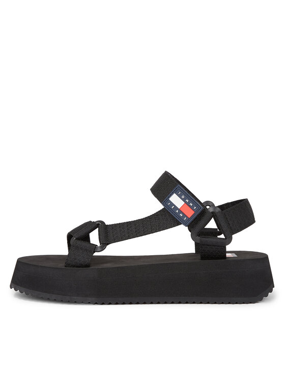 Tommy Jeans Tommy Jeans Sandale Tjw Eva Sandal EN0EN02466 EN0EN02466 Negru