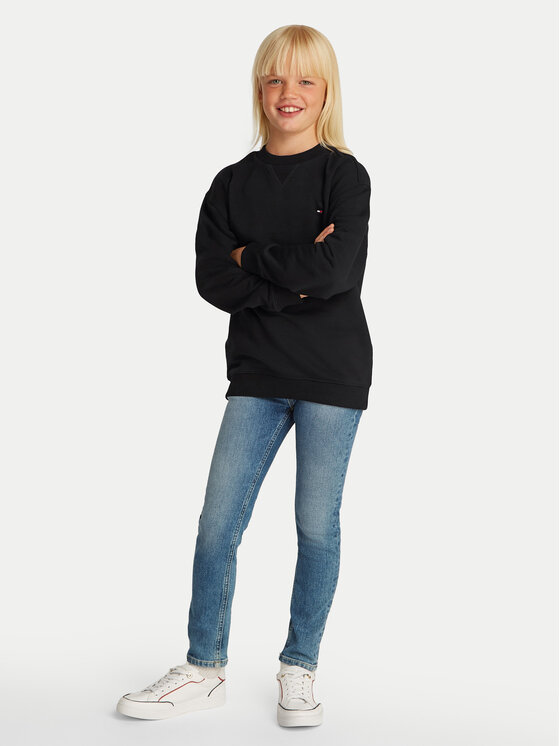 Tommy Hilfiger Tommy Hilfiger Bluza Timeless KS0KS00534 D Czarny Regular Fit