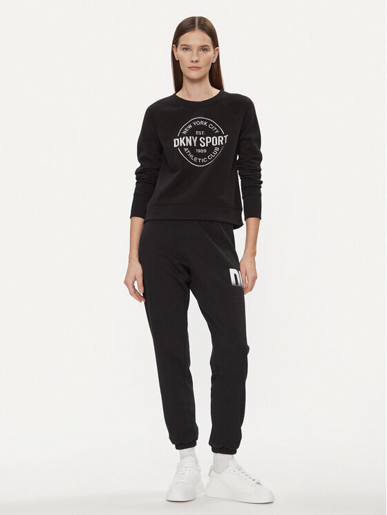 DKNY Sport DKNY Sport Μπλούζα DP3T9561 Μαύρο Regular Fit