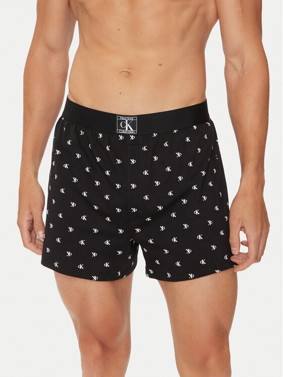 Calvin Klein Boxerky Boxer Slim 000NB4116A Čierna