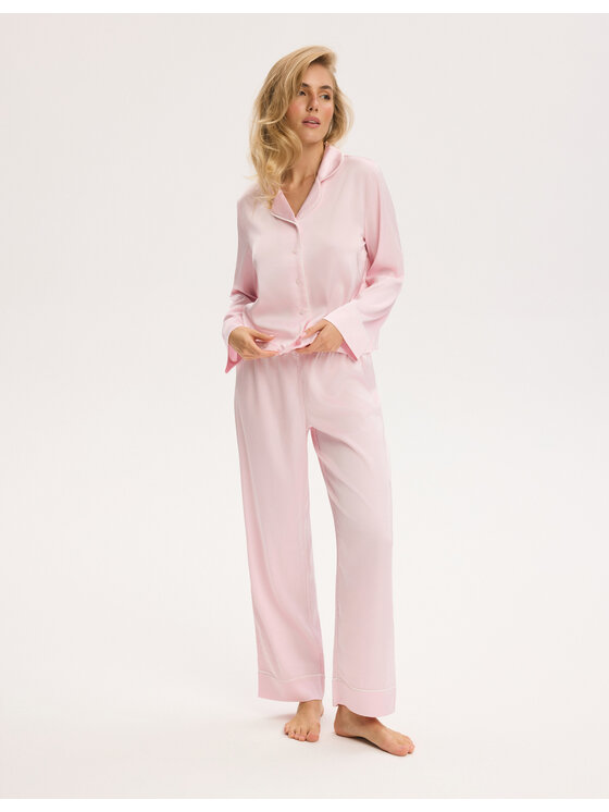 Esotiq Esotiq Piżama 45764 Różowy jasny Regular Fit