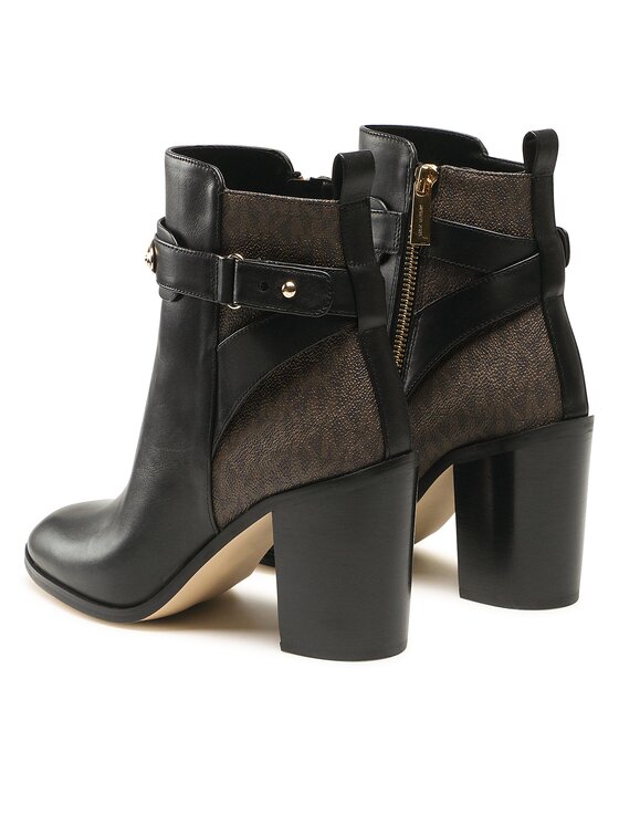 MICHAEL Michael Kors MICHAEL Michael Kors Botki Darcy Heeled Bootie 40F3DCHE6L Brązowy