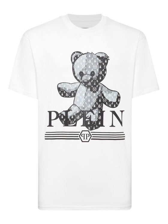 PHILIPP PLEIN PHILIPP PLEIN Tričko 25579 Biela Regular Fit