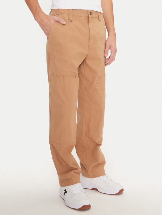 Champion Champion Pantaloni di tessuto 220506 Beige Straight Leg