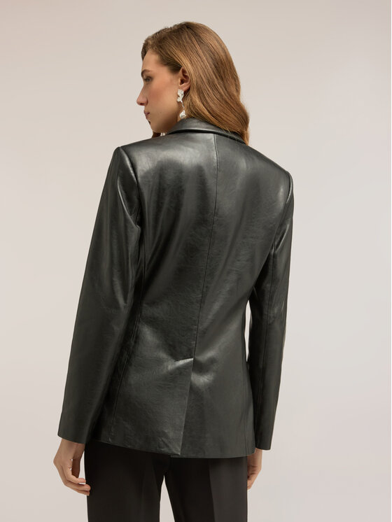 Motivi Motivi Giacca in similpelle Q029Q001042N033 Nero Regular Fit