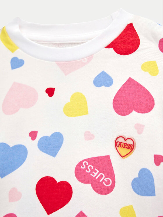 Guess Guess Комплект суитшърт и клин K4YG01 KA6R3 Цветен Regular Fit