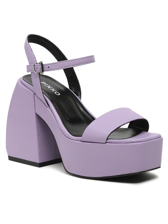 PINKO PINKO Sandale Fantine Wedge PE 23 BLKS1 100655 A0N9 Ljubičasta