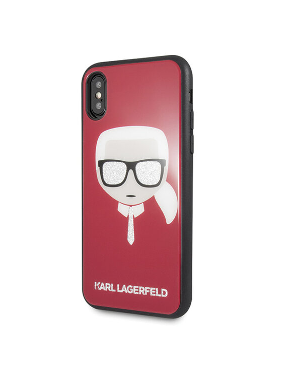 KARL LAGERFELD KARL LAGERFELD Etui na telefon iPhone X/ Xs Czerwony