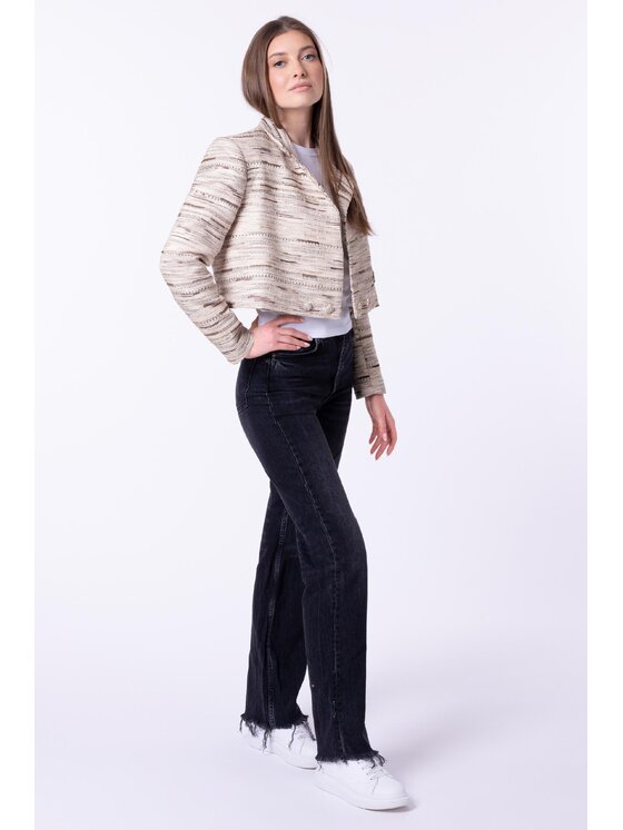 LAURELLA LAURELLA Marynarka 8UL004 Pomarańczowy Regular Fit