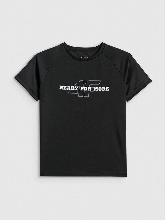 4F 4F T-shirt 4FJRSS26TFTSM2391-20S Nero Regular Fit