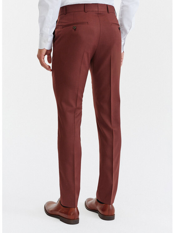 Pako Lorente Pako Lorente Garnitur P22WF-4G-040 Brązowy Slim Fit