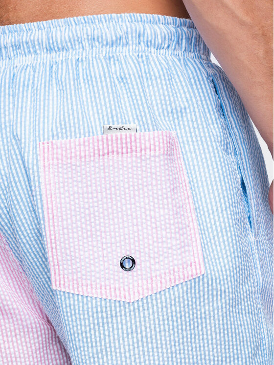 Ombre Ombre Szorty kąpielowe OM-SRSS-0215 Kolorowy Regular Fit