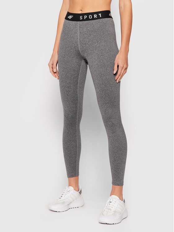 4F 4F Leggings NOSH4-SPDF351 Grigio Slim Fit