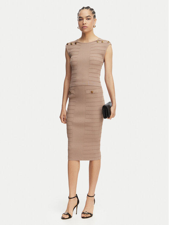 Guess Guess Спідниця-олівець W5YD66 Z0130 Коричневий Slim Fit