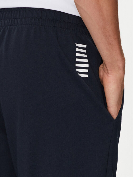 EA7 Emporio Armani EA7 Emporio Armani Teplákové nohavice 8NPP65 PJVRZ 1562 Tmavomodrá Regular Fit