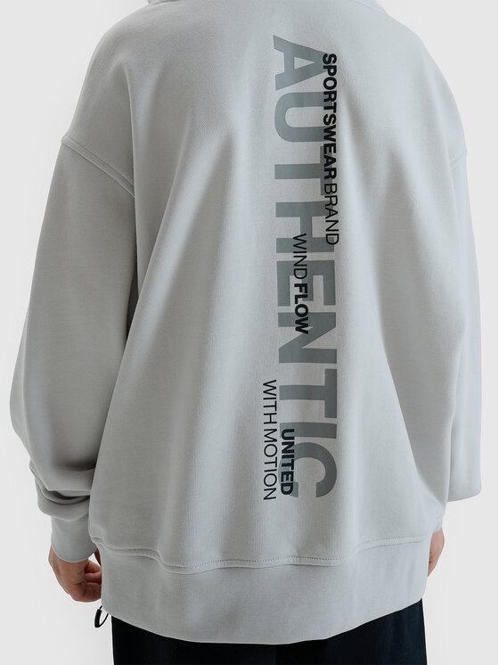 4F 4F Bluza OFF TRACK Szary jasny Oversize