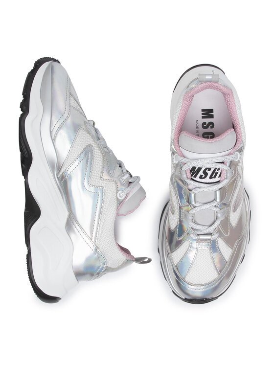 MSGM MSGM Снікерcи Scarpa Donna 2742MDS2086 707 90 Срібний