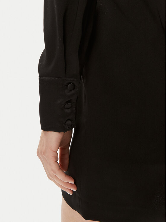 MVP Wardrobe MVP Wardrobe Коктейлна рокля MVPE4AB137.0CP0046 Черен Short Fit