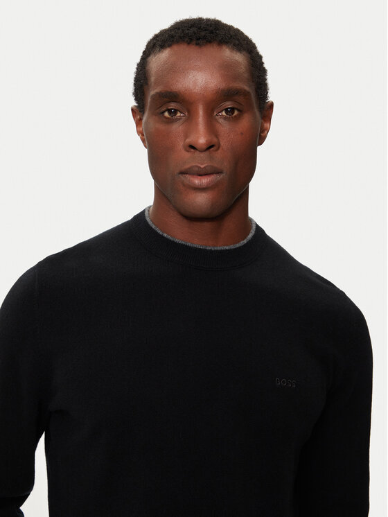 BOSS Boss Pullover 50526844 Schwarz Regular Fit
