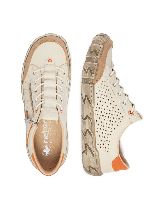 Rieker Rieker Halbschuhe L0355-61 Beige