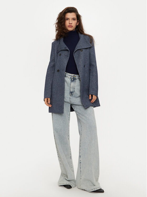 ONLY ONLY Prehodni plašč Sedona 15321868 Modra Regular Fit