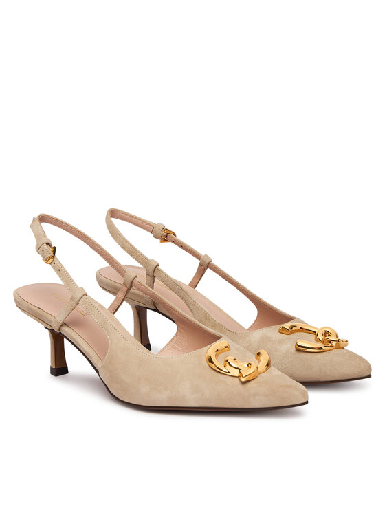 Coccinelle Coccinelle Обувки на ток C-Me E4 SB2 21 01 01 Бежов