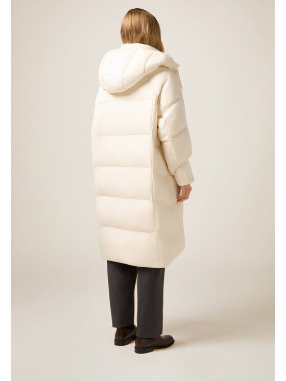 Oltre Oltre Giubbotto piumino F904J000238N011 Bianco Baggy Fit