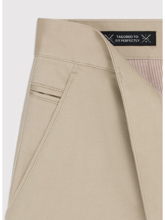 Pako Lorente Pako Lorente Spodnie materiałowe P25SB-WX-001 Beżowy Classic Fit