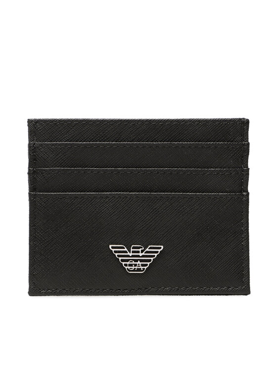 Etui na karty kredytowe Emporio Armani, Czarne, Y4R173 Y138E 81072