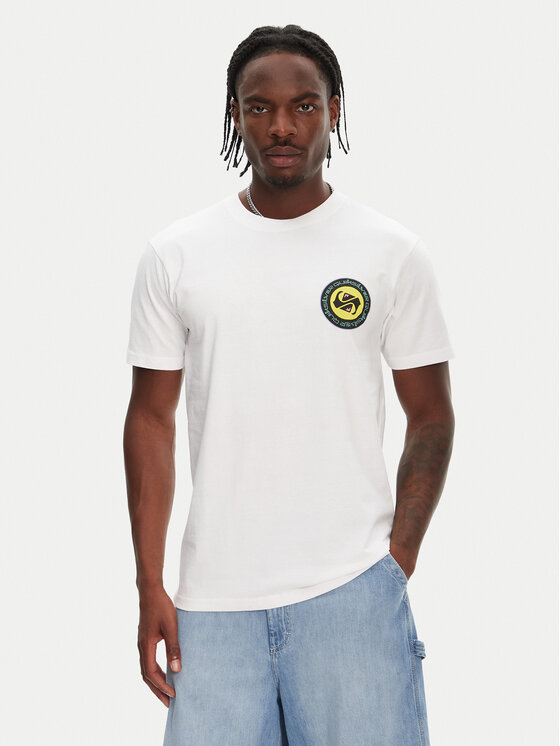 Quiksilver Quiksilver T-krekls Circle Back Ss EQYZT08054 Balts