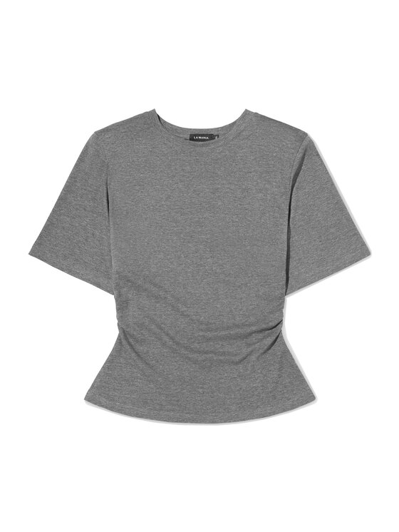 La Mania La Mania T-Shirt LOGAN 2 Šedá Classic Fit