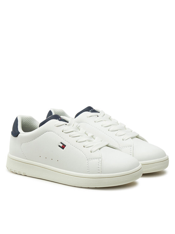 Tommy Hilfiger Tommy Hilfiger Tenisice Low Cut Lace-Up Sneaker T3X9-33848-1355 M Bijela