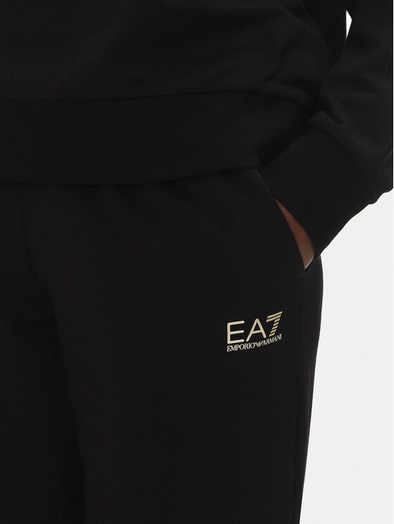 EA7 Emporio Armani EA7 Emporio Armani Tepláková souprava 7W000115 AF13135 MC004 Černá Regular Fit
