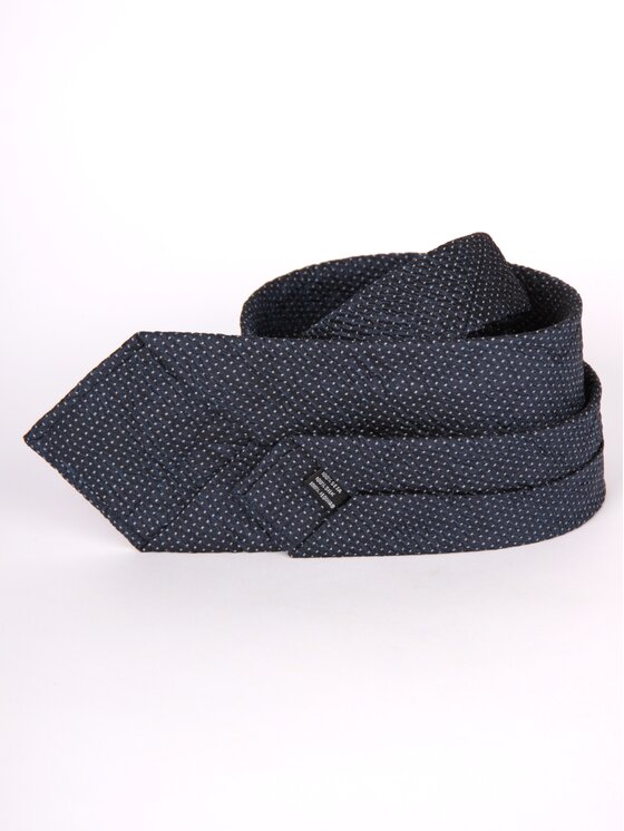 ELSNER ELSNER Cravatta JEDWAB ŻAKARD A1046 Blu scuro