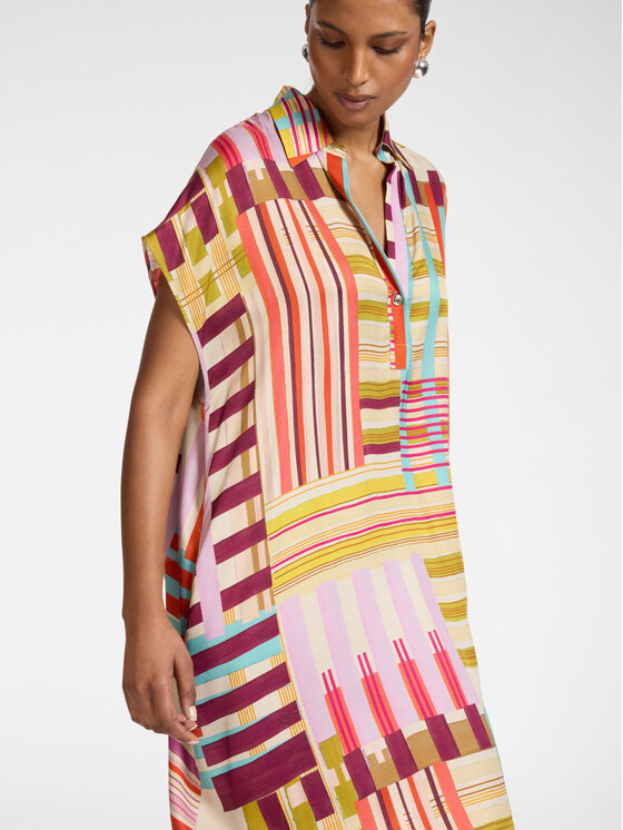 Elena Mirò Elena Mirò Vestito da giorno 7013E000345N001 Rosa Over Fit