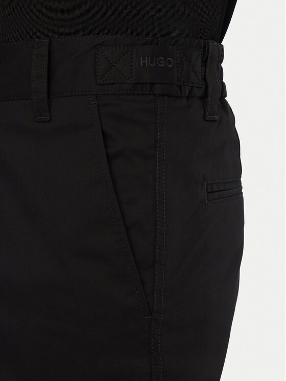 HUGO HUGO Spodnie materiałowe Cino261 50567278 Czarny Straight Fit