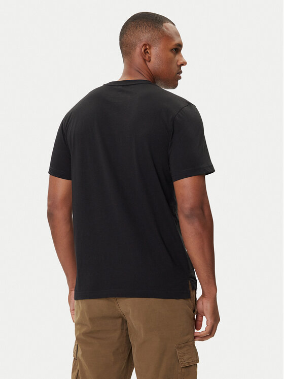 Parajumpers Parajumpers T-Shirt Mojave 25WMPMTSRE07 Czarny Regular Fit