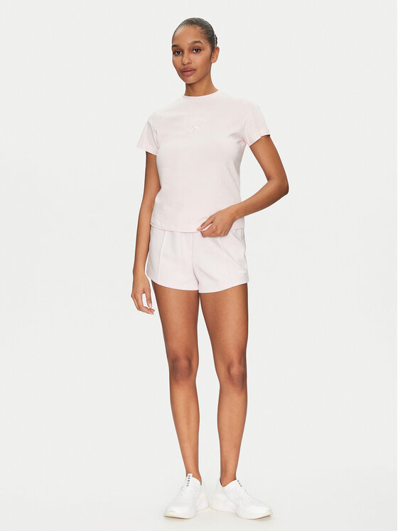 Guess Guess Sportovní kraťasy V5GD14 KCRU2 Růžová Relaxed Fit
