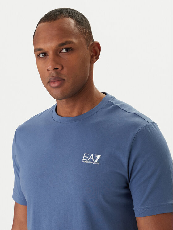 EA7 Emporio Armani EA7 Emporio Armani Póló 8NPT25 PJVPZ Sötétkék Regular Fit