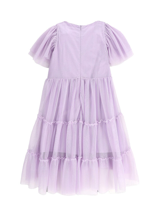 Coccodrillo Coccodrillo Sukienka elegancka WC5128209EJG Fioletowy Regular Fit